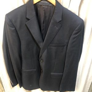 Mens Ralph Lauren for Macy's Slim Fit Navy Wool Sports Blazer